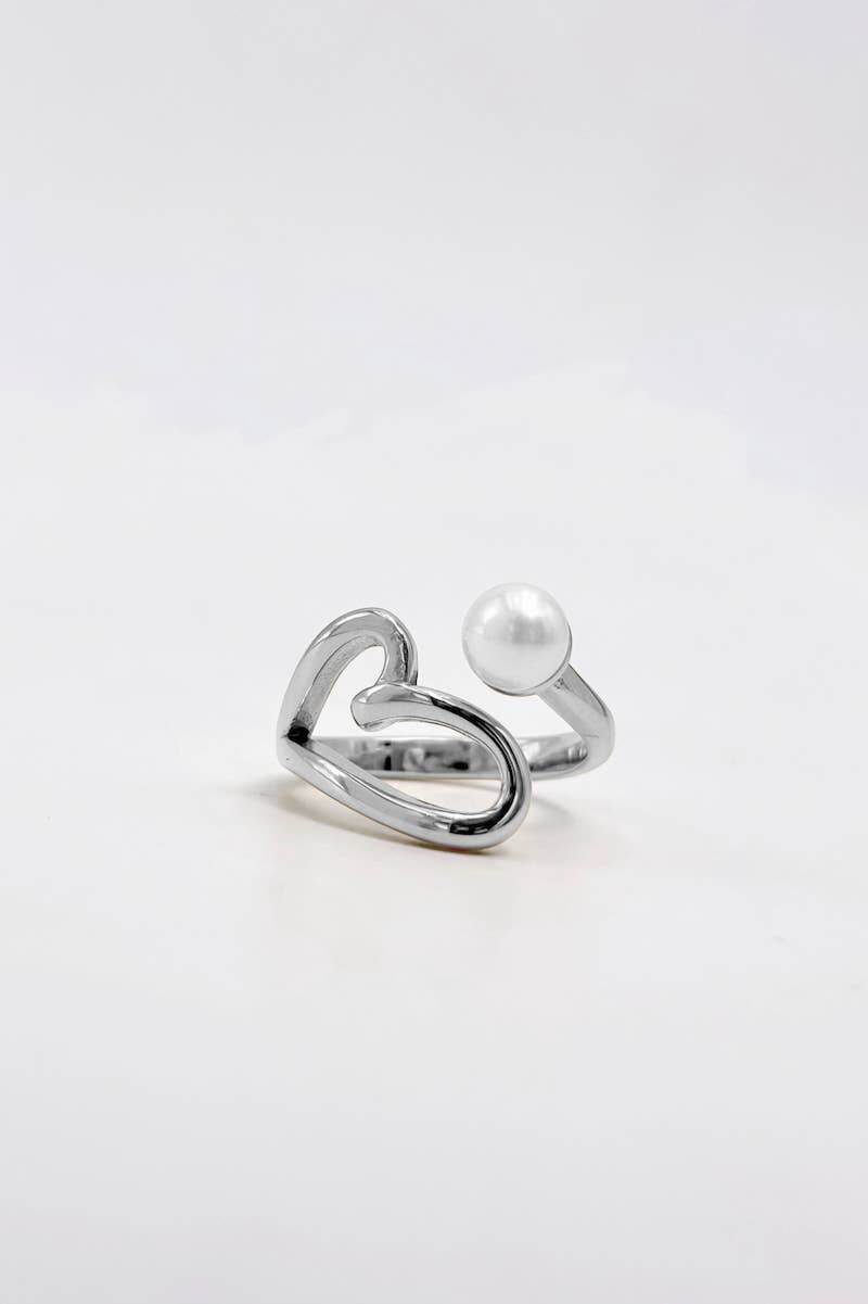 Bague en acier inoxydable 424AQ138 - Bijoux Bravo