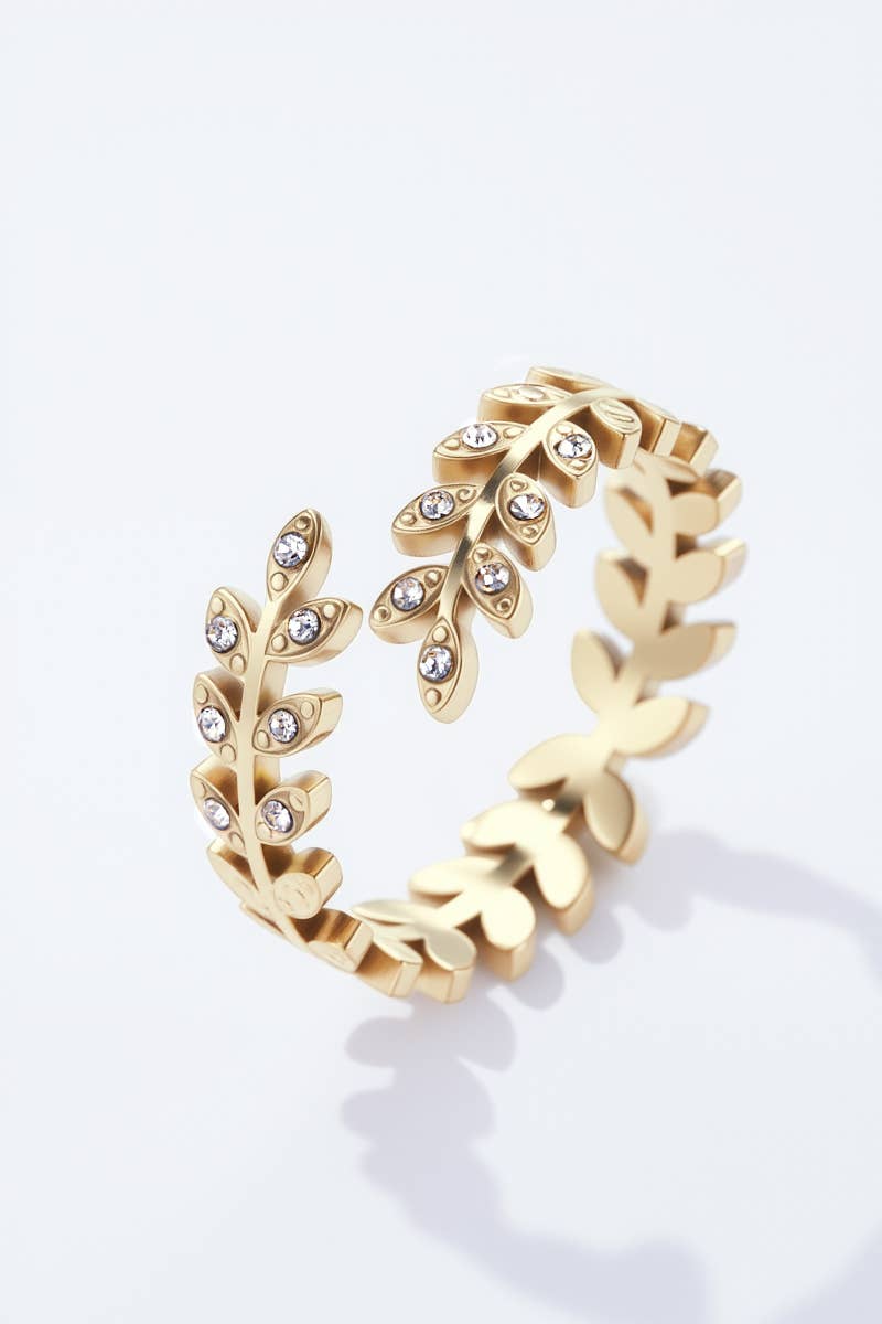 Bague en acier inoxydable 424RX135 - Bijoux Bravo