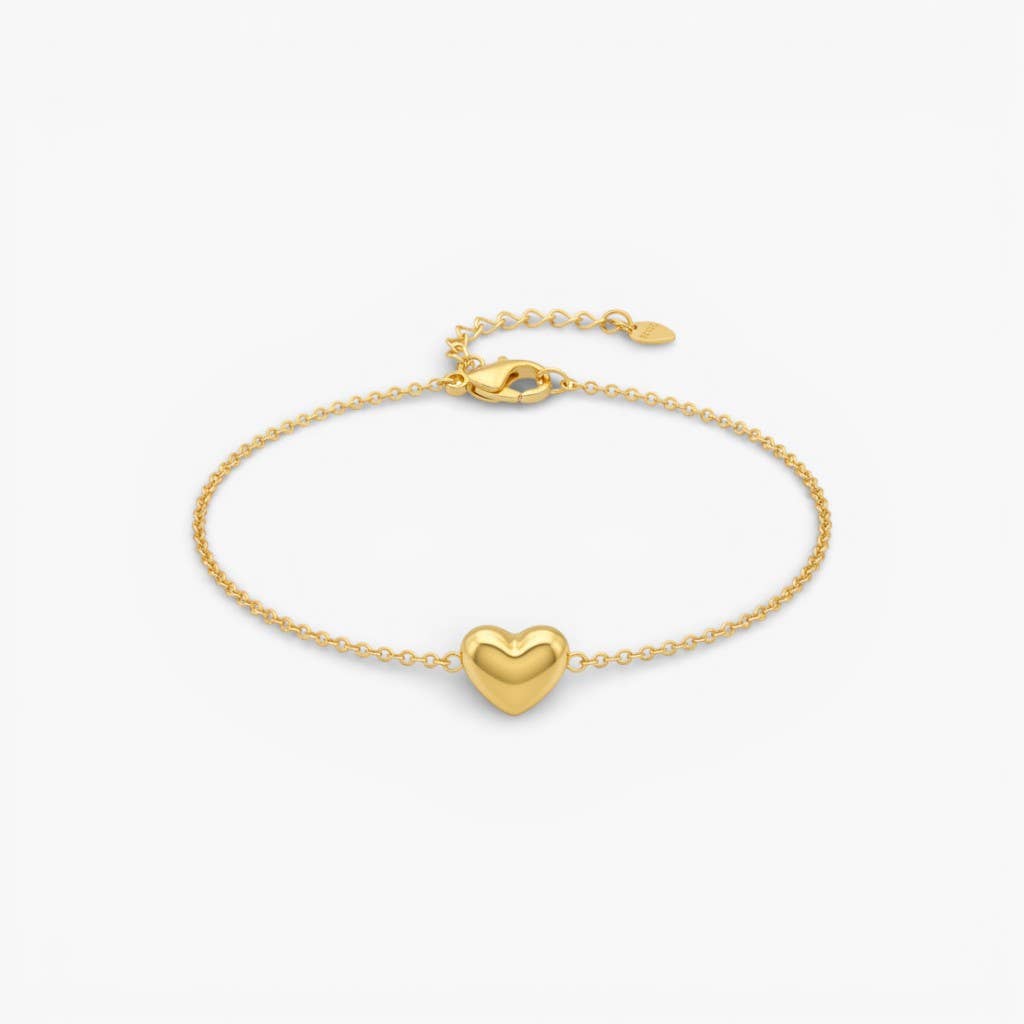 Bracelet Cœur Imperméable Minimaliste - Bijoux Bravo